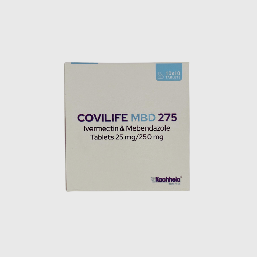 Covilife MBD 275mg tablets ivermectin 25mg Mebendazole 250mg