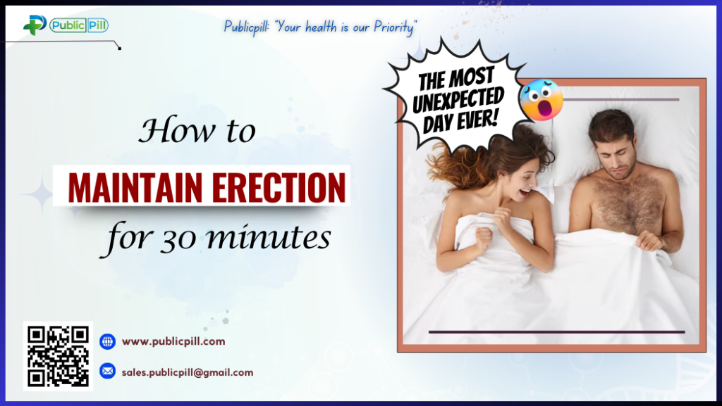 How to maintain erection for 30 minutes