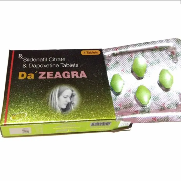 DA’ Zeagra (50+30) Mg (Sildenafil Citrate & Dapoxetine Tablets)