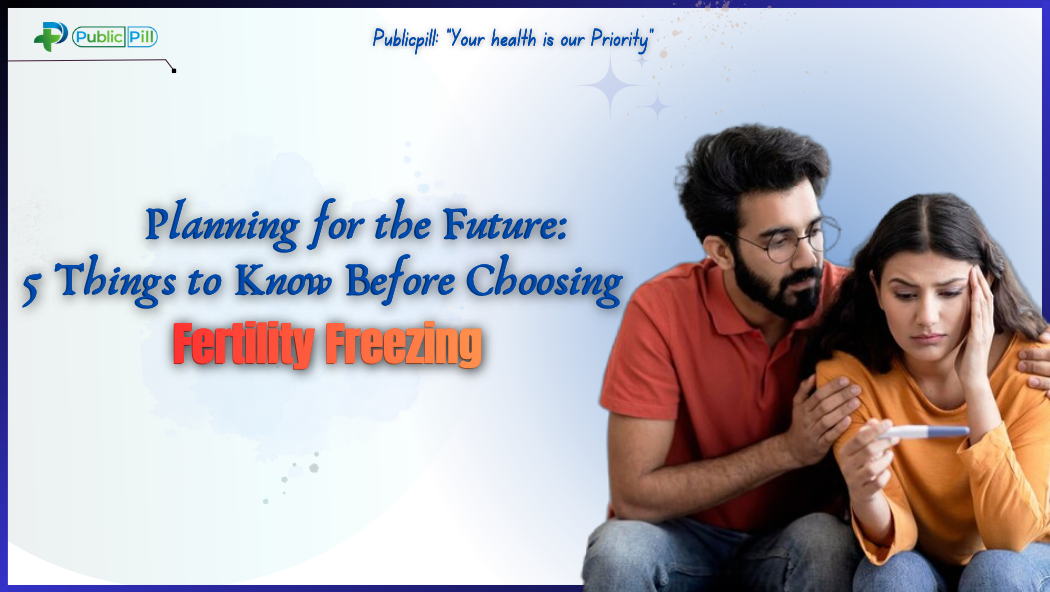 Fertility freezing infographic showing process cost success rates and key factors