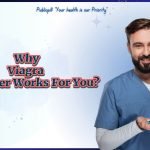 A blue pill on a table; illustrating why Viagra no longer works