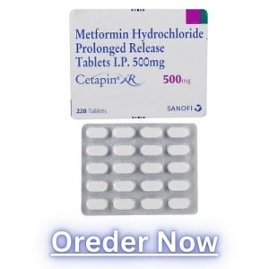 Cetapin XR 500 mg tablet for Type 2 Diabetes blood sugar control