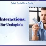 A urologist consulting with a patient about Cialis interactions and cardiovascular safety protocols before prescribing Tadalafil.