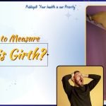 Man measuring penis girth with a measuring tape to choose the right condom size for better sexual wellness and comfort.