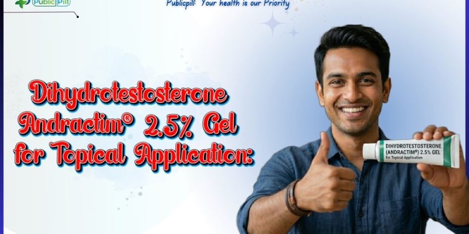 Dihydrotestosterone Andractim 2.5% gel - DHT GEL 2.5%