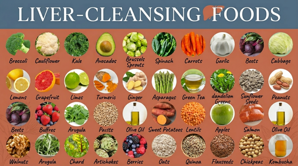liver-cleansing foods and detox vegetables