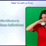 sinus infections amoxicillin treatment guide - Publicpill | #1 Trusted, Convenient, and affordable pharmacy, Medical illustration explaining Sinus Infections and how Amoxicillin is used to treat bacterial sinus infections after proper diagnosis.