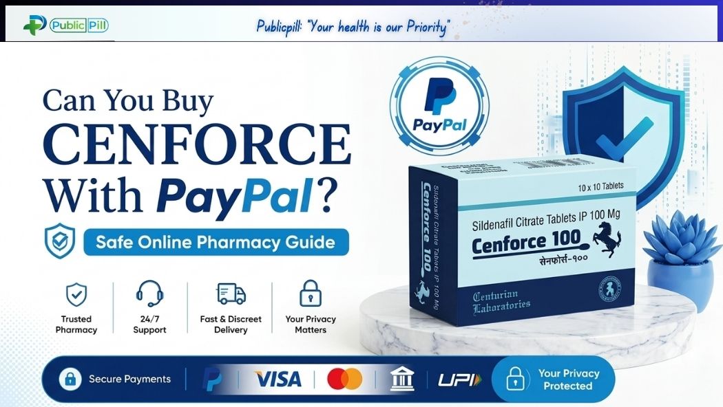 Can You Buy Cenforce With PayPal - Safe Online Pharmacy Guide