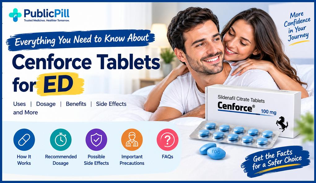 Everything You Need to Know About Cenforce Tablets for ED